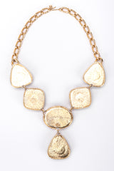 Recess Los Angeles Vintage Kenneth Jay Lane Avon Multicolor Jewel Ton Resin Gold Link Necklace Caprianti 
