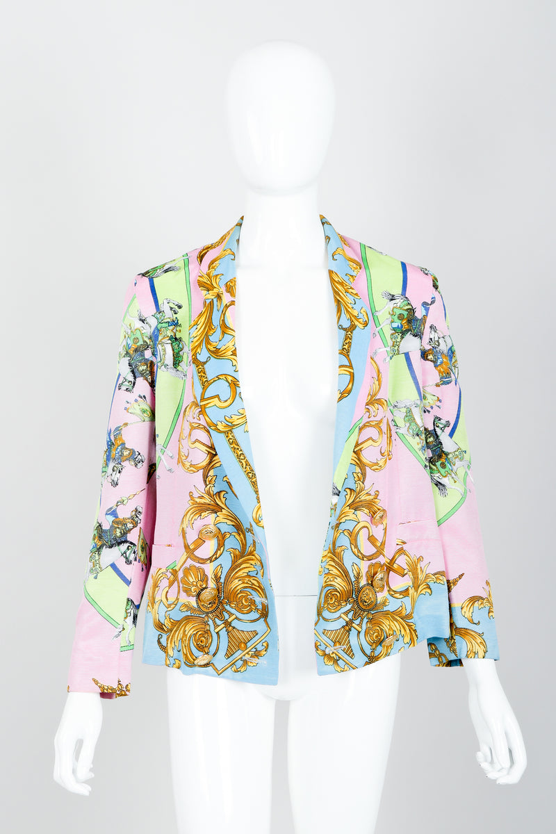 Vintage Kamosho by Marina Sitbon Baroque Circus Parade Jacket on mannequin front open at Recess
