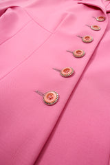 Vintage Karl Lagerfeld Bell Sleeve Jacket button detail at Recess Los Angeles