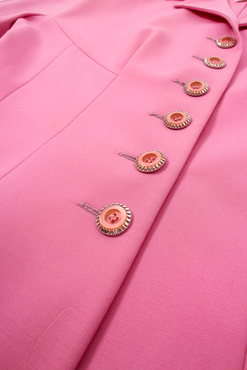 Vintage Karl Lagerfeld Bell Sleeve Jacket button detail at Recess Los Angeles