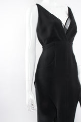 Vintage Karl Lagerfeld Layered Pointed Hem Dress on Mannequin bust at Recess Los Angeles