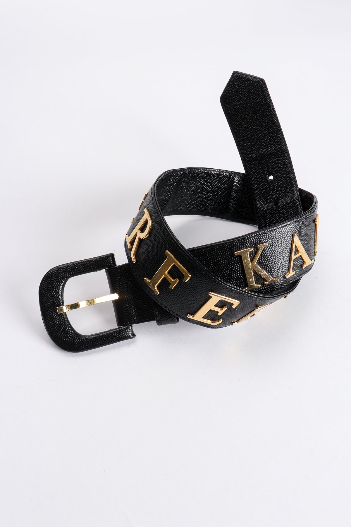 karl lagerfeld logo belt