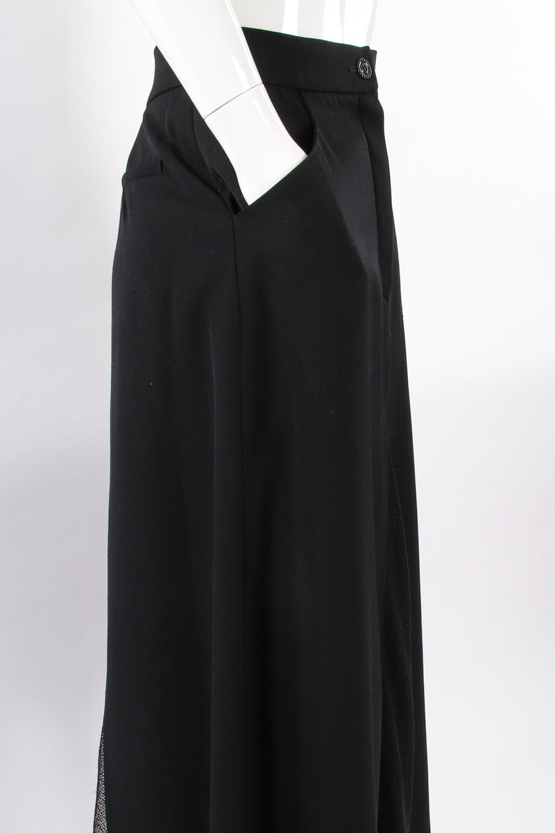 VIntage Karl Lagerfeld Mesh Cutout Jacket & Skirt Set – Recess