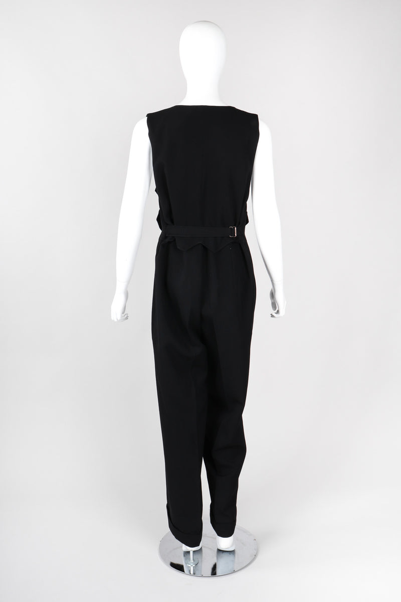 Recess Los Angeles Vintage Karl Lagerfeld Wool Vest Suiting Tuxedo Jumpsuit
