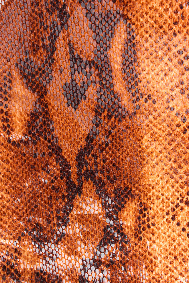 Vintage Katharine Hamnett Python Snake Print Blouse print close @ Recess LA