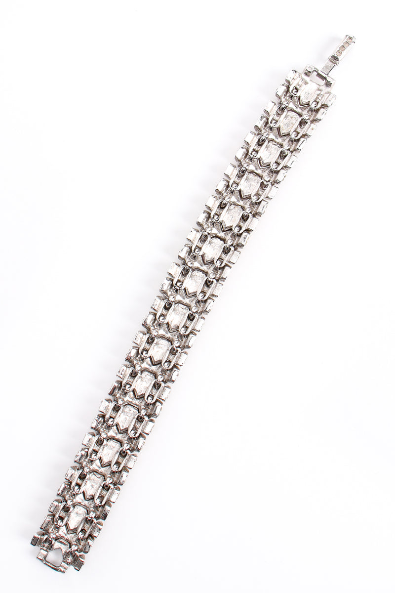 Vintage Kenneth Jay Lane Diamond Ruby Collar Bracelet & Earring Set bracelet back @ Recess LA