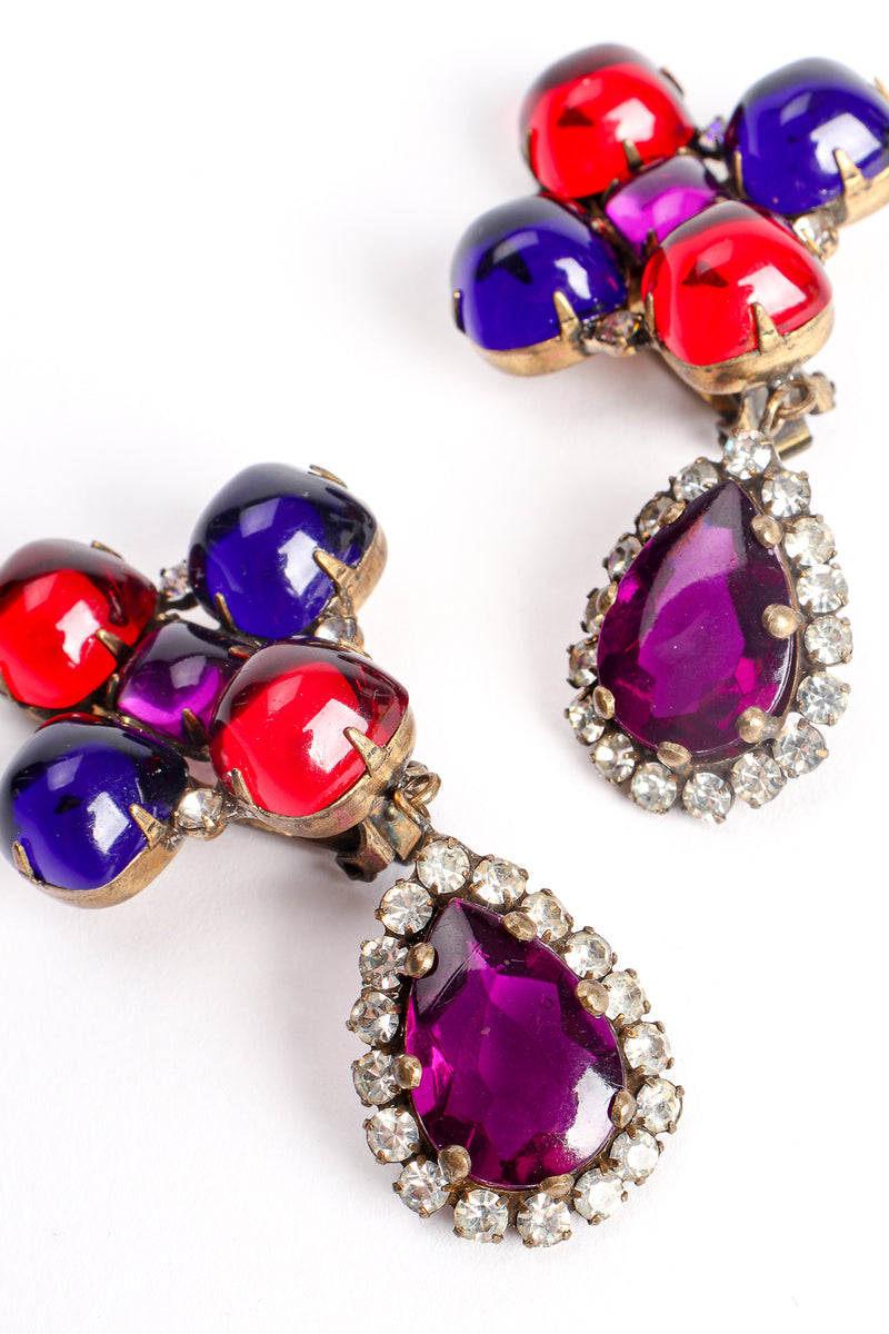 Vintage Kenneth Jay Lane Candy Cabochon Drop Earrings at Recess Los Angeles