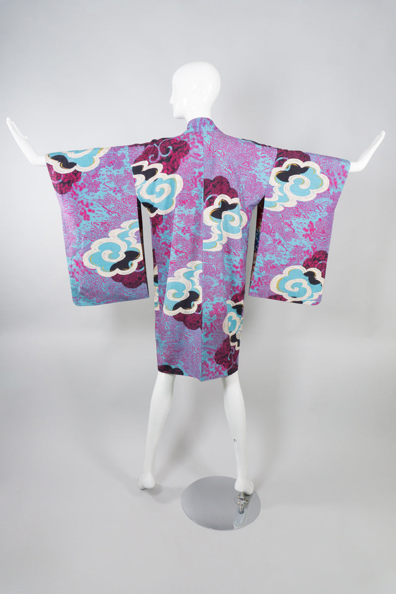 Japanese Cloud Village Vintage Kimono
