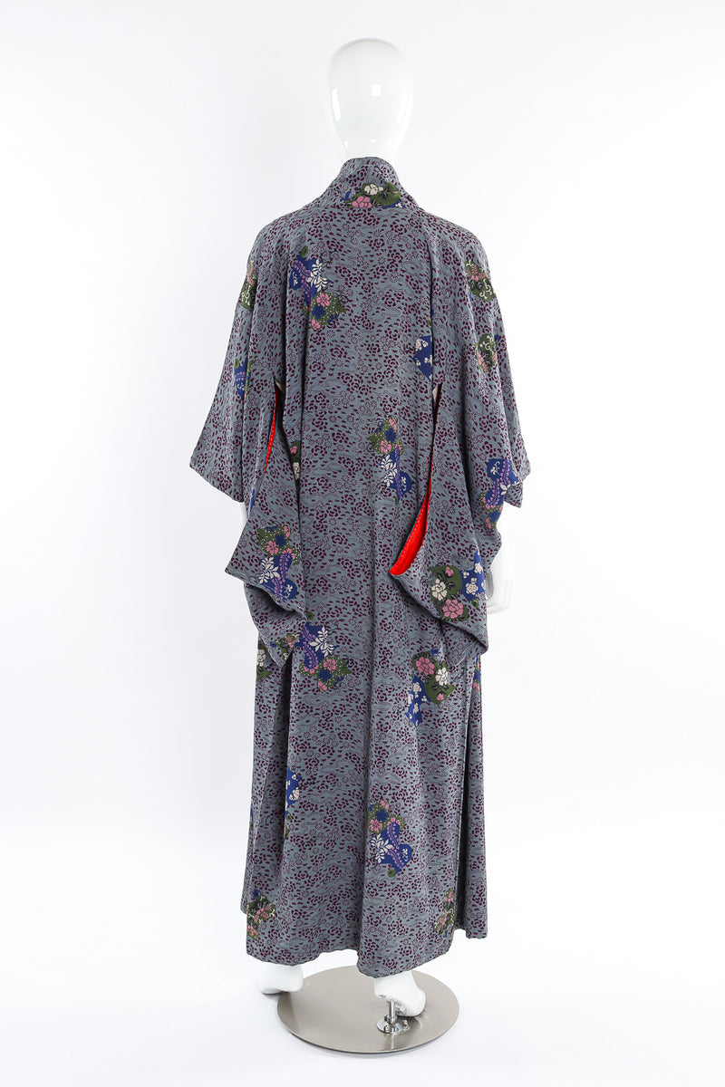 Japanese leaf & floral kimono on mannequin @recessla