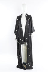 Vintage Japanese midnight wind kimono mannequin front arms down @recessla