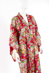 Japanese Lily Blossom Lantern kimono mannequin 3/4 arms down @recessla