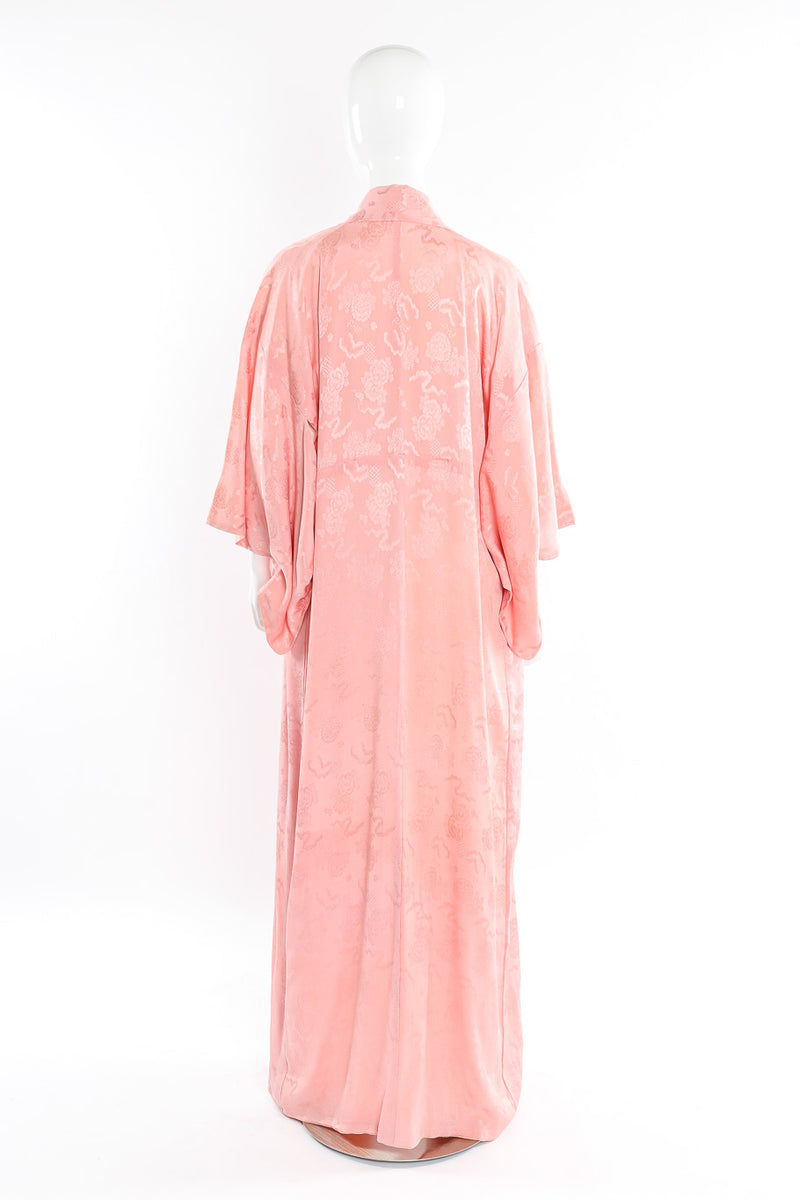 Pink kimono with embossed florals mannequin back @recessla