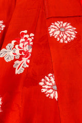 Japanese chrysanthemum kimono photo of fabric detail @recessla