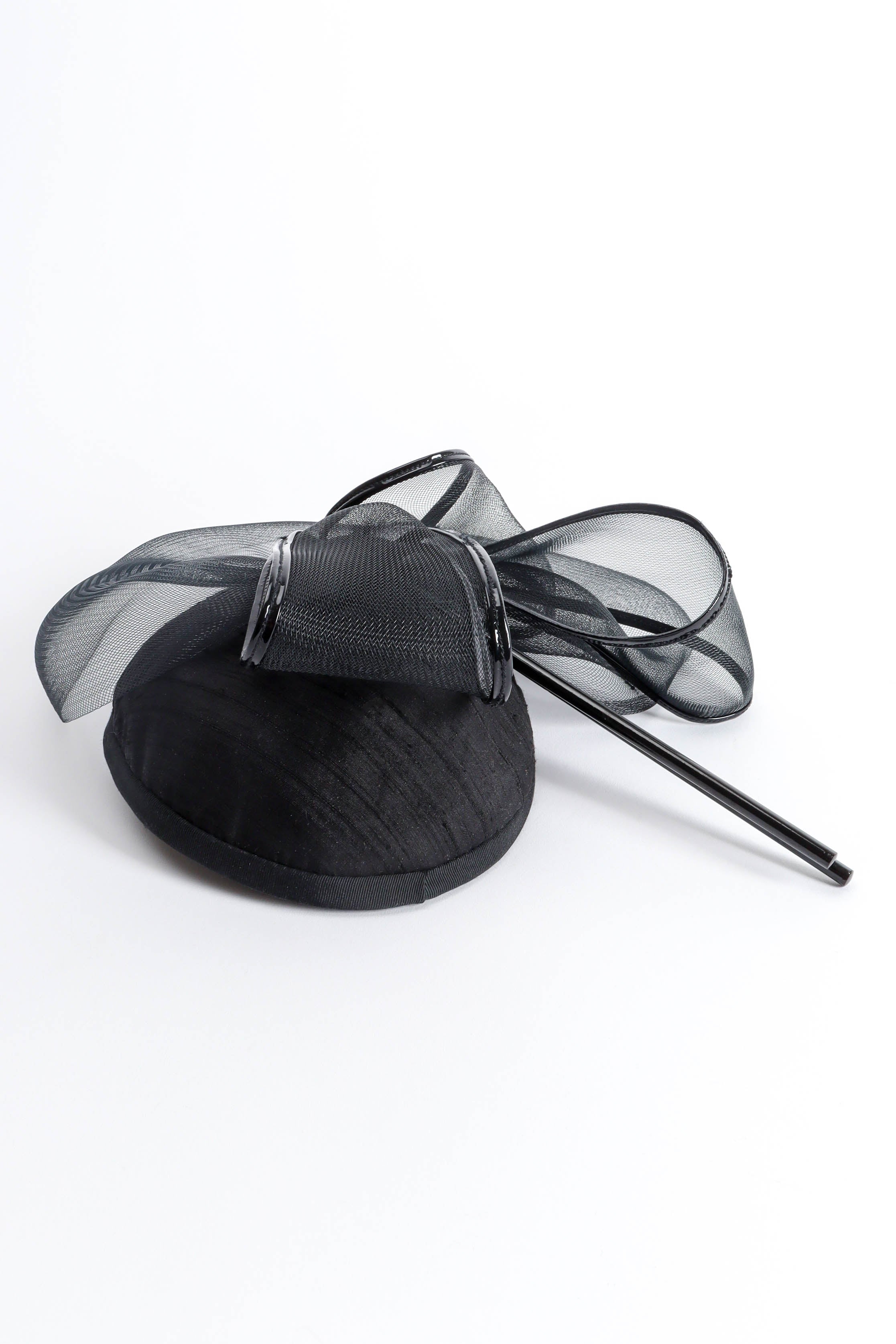 Vintage Kokin Veil Bow Fascinator Hat back @ Recess LA