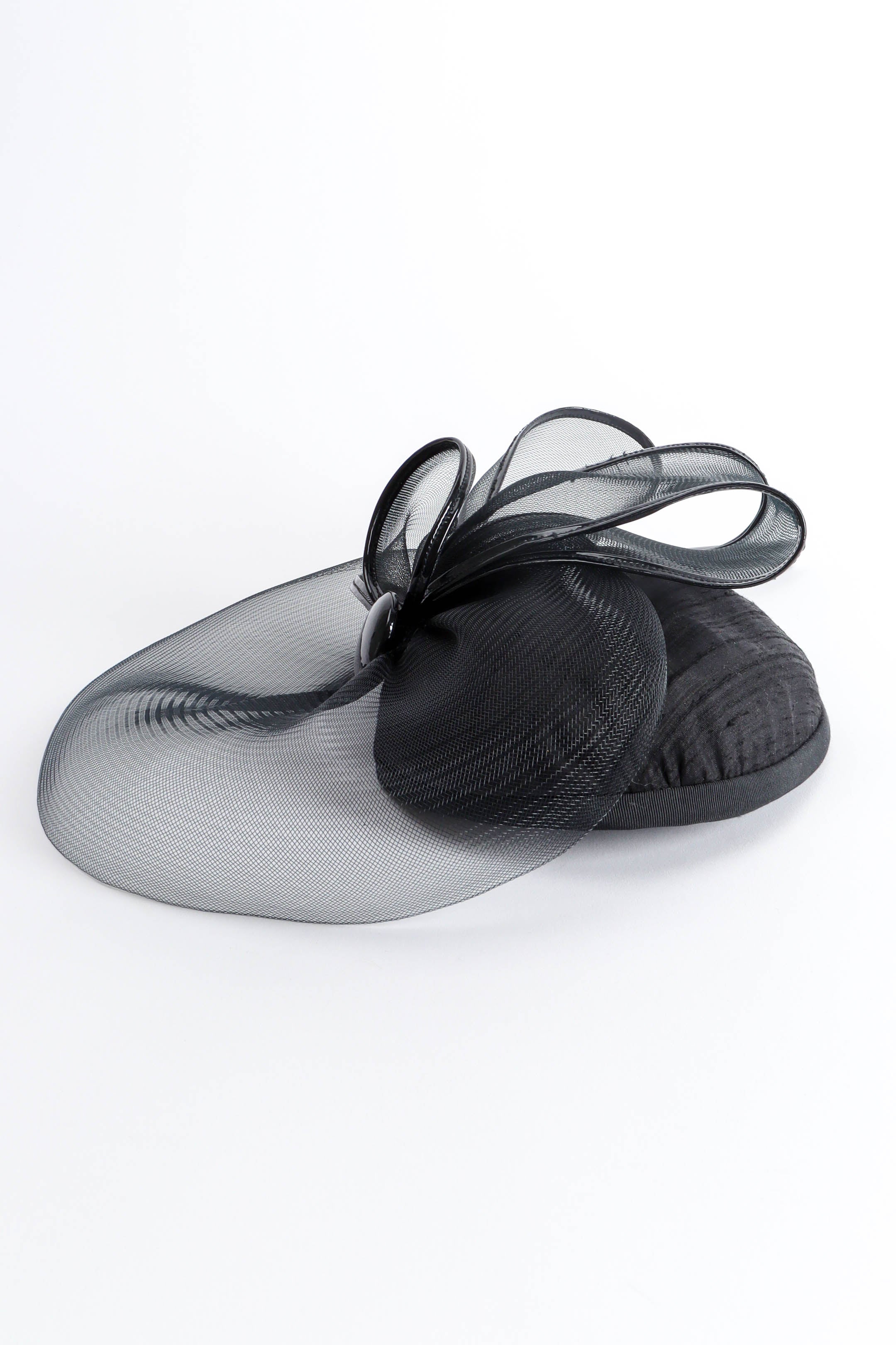 Vintage Kokin Veil Bow Fascinator Hat side @ Recess LA