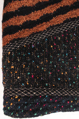 Vintage Koos Van Den Akker Stripe Patchwork Print Duster speckles/hem @ Recess LA