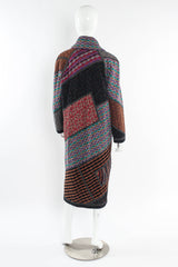 Vintage Koos Van Den Akker Stripe Patchwork Print Duster mannequin back @ Recess LA