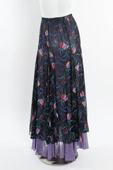 Vintage Koos Van Den Akker Abstract Tulip Leaf Skirt mannequin back @ Recess Los Angeles