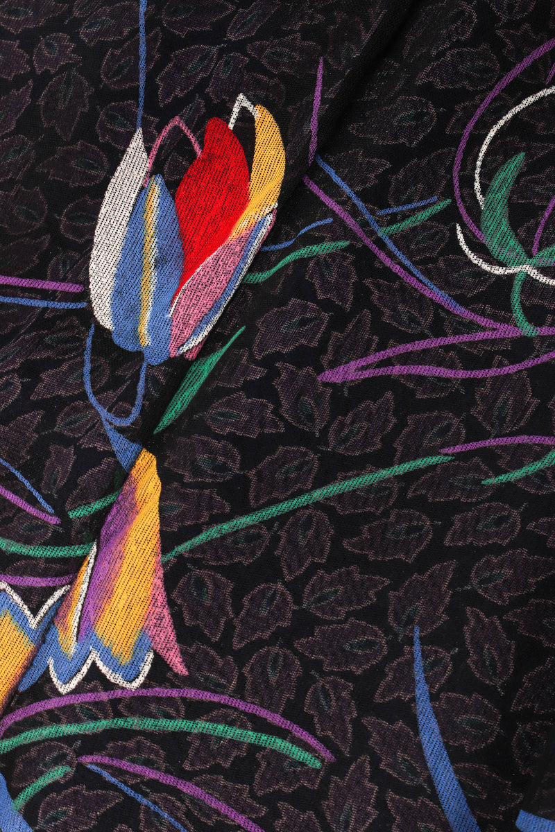 Vintage Koos Van Den Akker Abstract Tulip Leaf Skirt print @ Recess Los Angeles