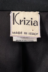 Vintage Krizia Floral Matador Beaded Jacket label at Recess Los Angeles