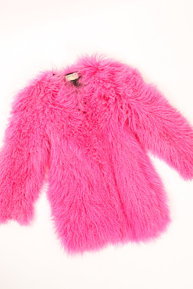 Slim Mongolian Fur Coat