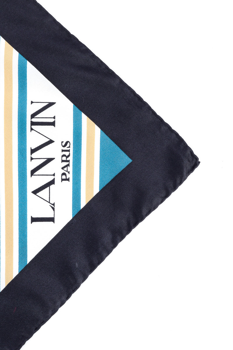 Geometric mirage pattern scarf by Lanvin photo of Fabric Details. @recessla