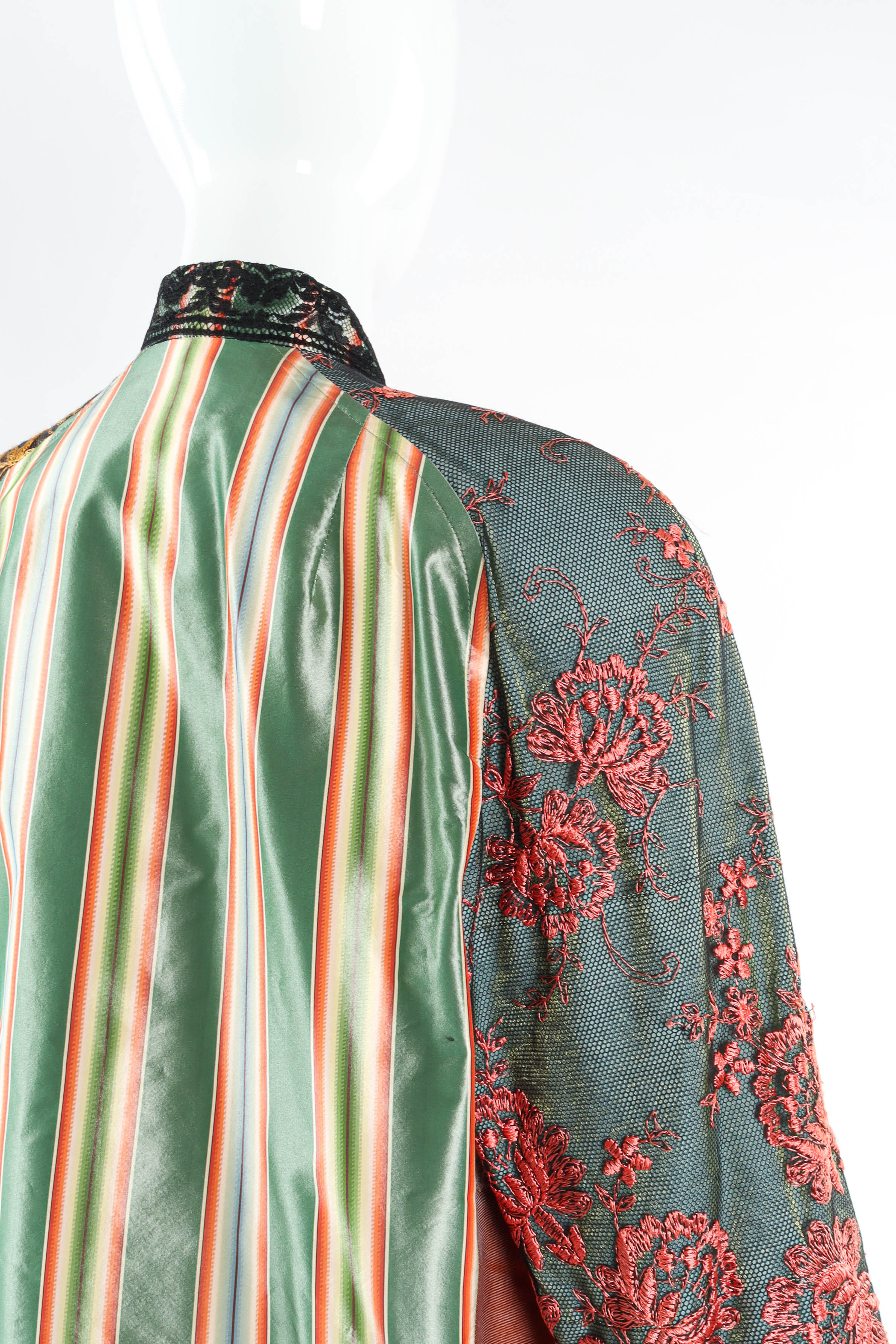 Vintage Christian Lacroix Lace Brocade Jacket mannequin shoulder detail @ Recess Los Angeles