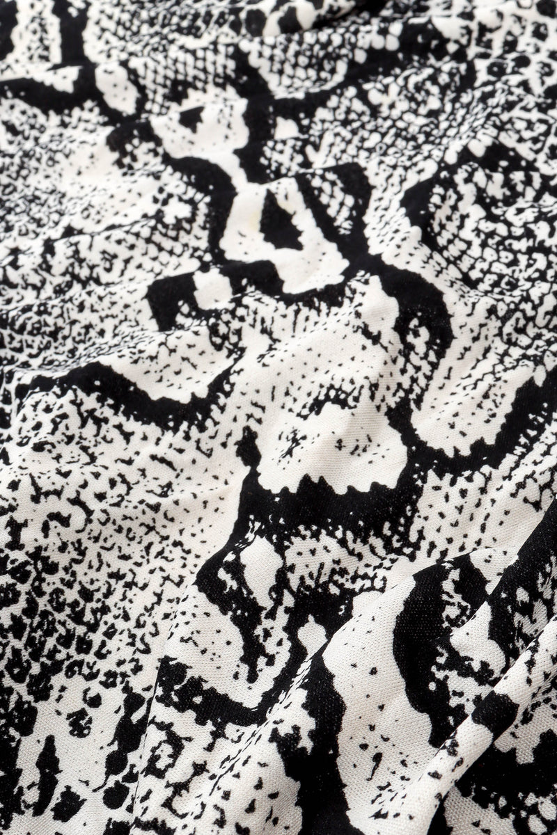 Vintage La Mendola Snake Lace Up Dress print detail @ Recess LA