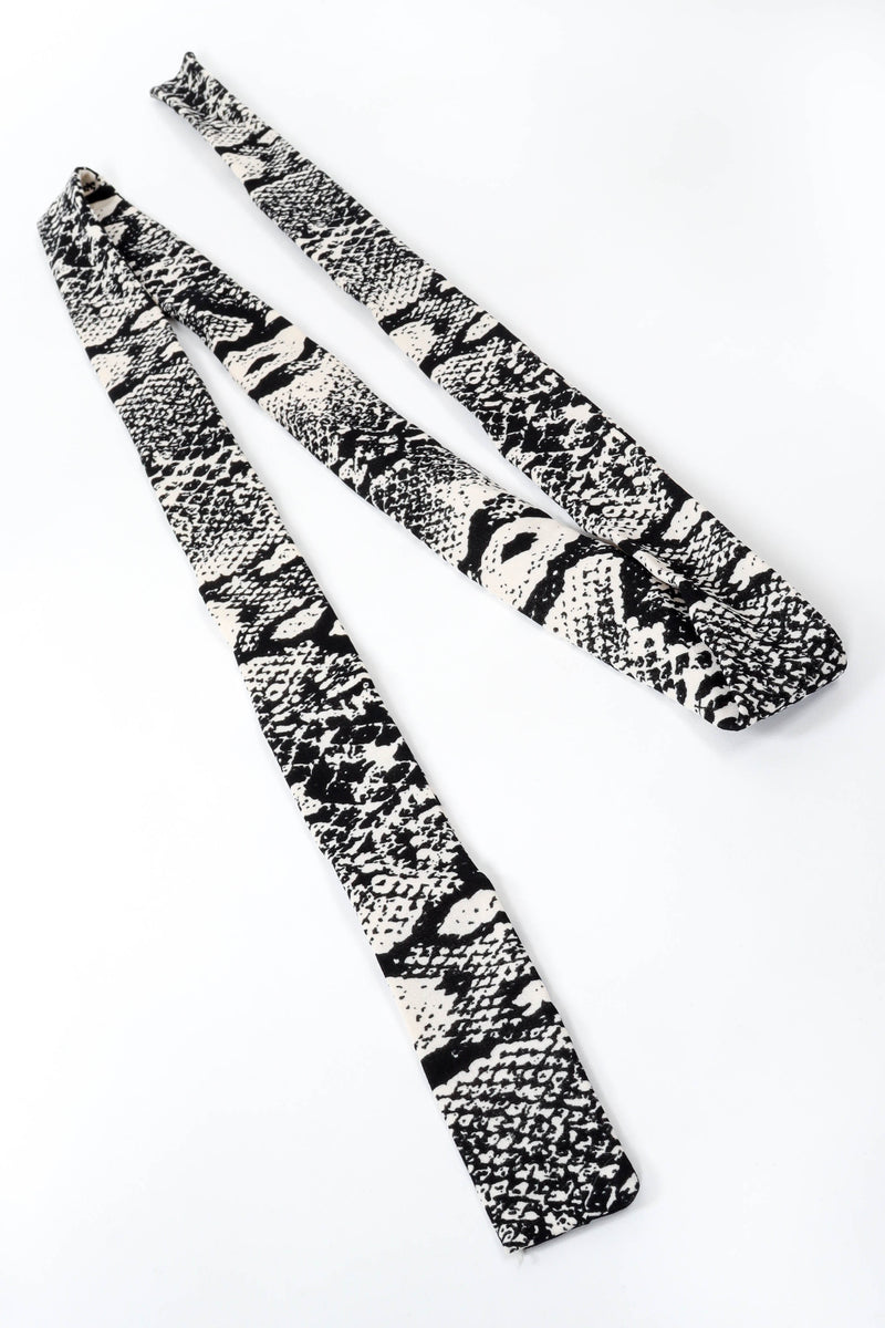 Vintage La Mendola Snake Lace Up Dress waist belt tie  @ Recess LA