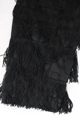 Vintage La Milliardaire Studded Fringe Panel Pant fringe panels @ Recess LA