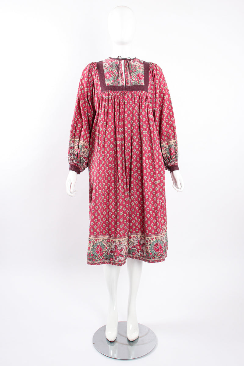 Vintage La Provence de Pierre Deux Cotton Bastide Peasant Dress on Mannequin front @ Recess LA