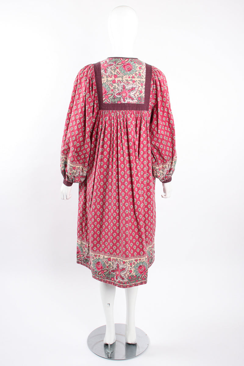 Vintage La Provence de Pierre Deux Cotton Bastide Peasant Dress on Mannequin back @ Recess LA