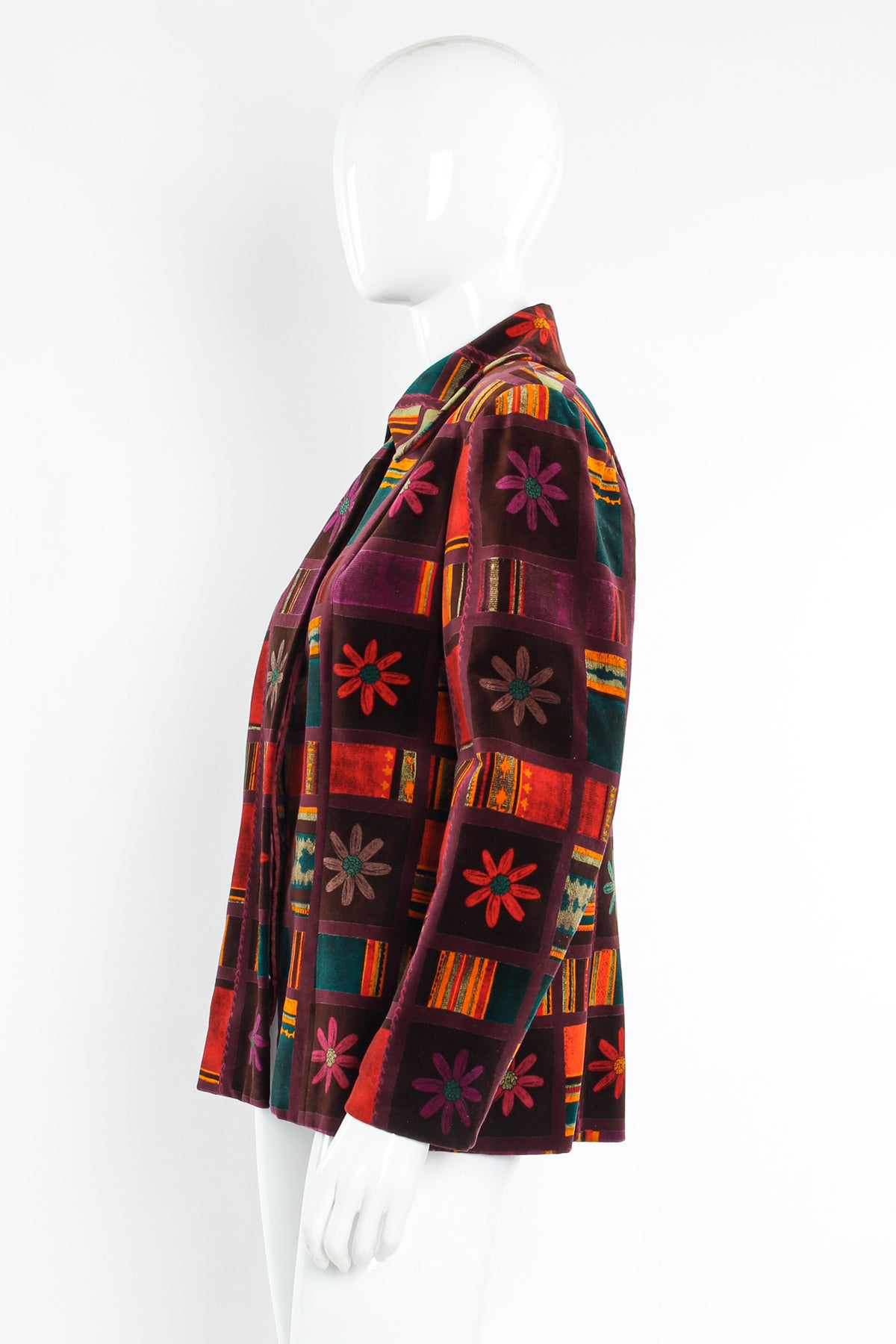 Vintage Christian Lacroix Velvet Floral Print Jacket – Recess