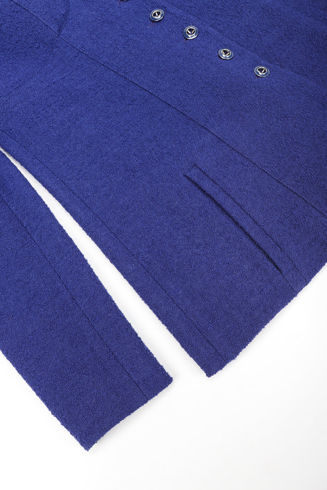 Recess Designer Consignment Vintage Karl Lagerfeld Bustier Bouclé Jacket & Skirt Suit Set Los Angeles Resale