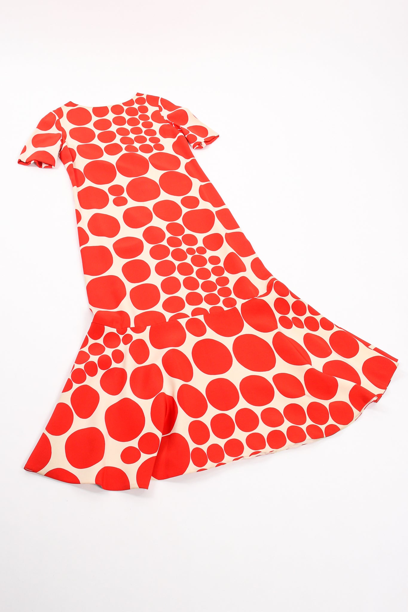 Vintage Lanvin Geometric Dot Mermaid Gown flat at Recess Los Angeles
