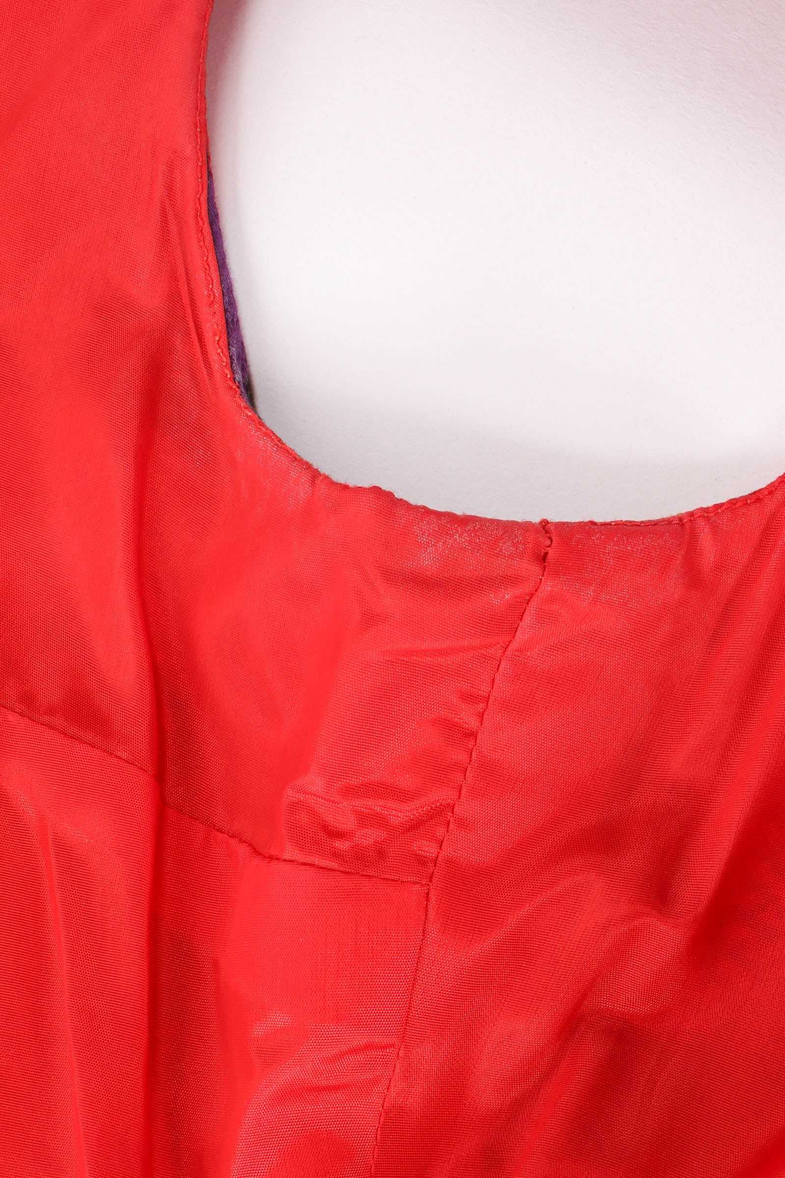 Vintage Lanvin Geo Ikat Print Dress R side armpit stains @ Recess LA