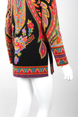 Recess Los Angeles Vintage Leonard Paisley Knit Turtleneck Tunic