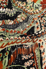 Vintage Leonard Fall Floral Foliage Duster print at Recess Los Angeles