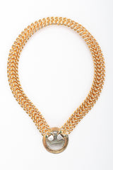 Recess Designer Consignment Vintage Les Bernard Greek Coin Chain Collar Pericles nepikahe Los Angeles Recycled Resale