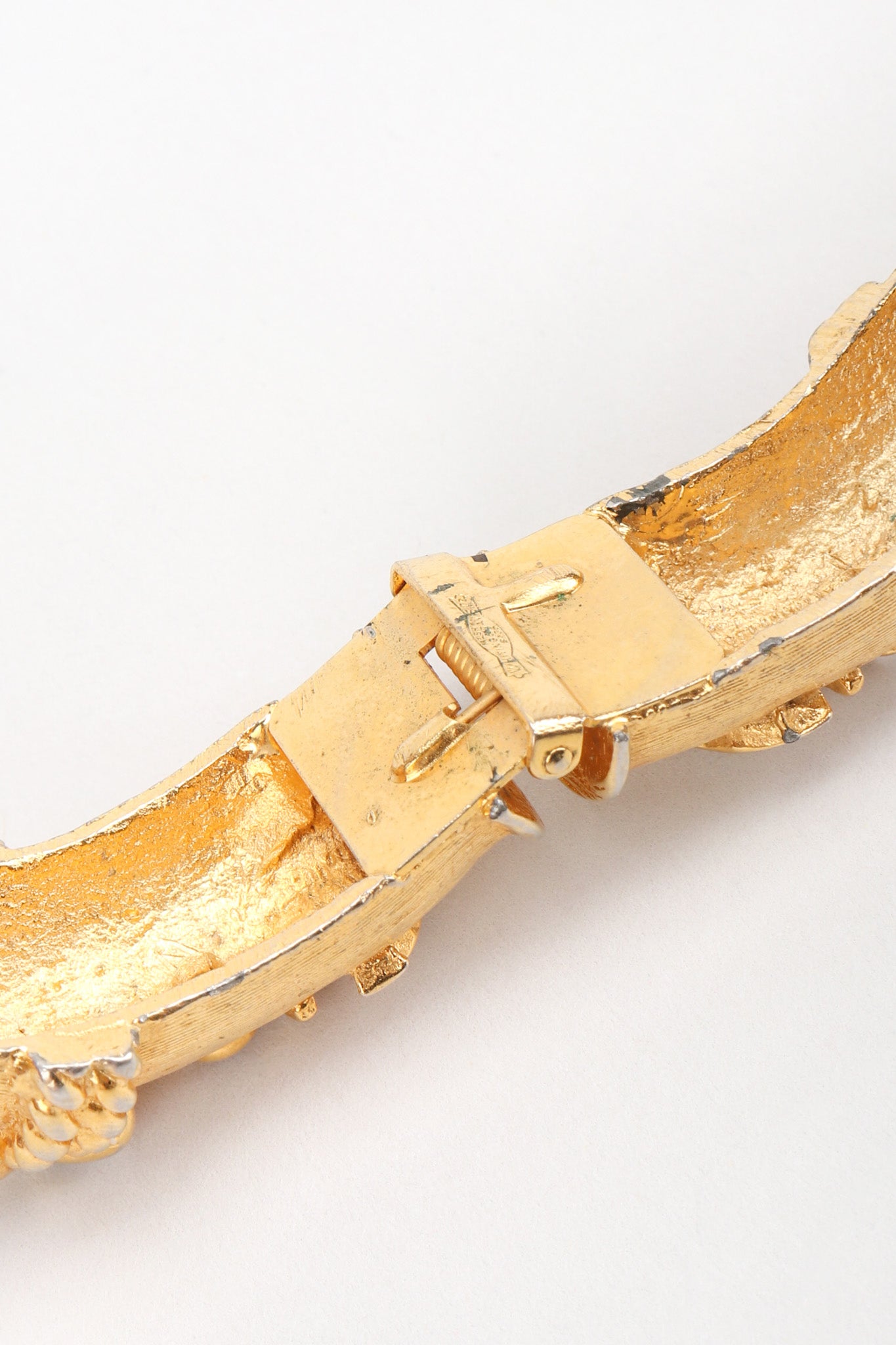 Recess Los Angeles Vintage Les Bernard Textured Anchor Cuff Bracelet