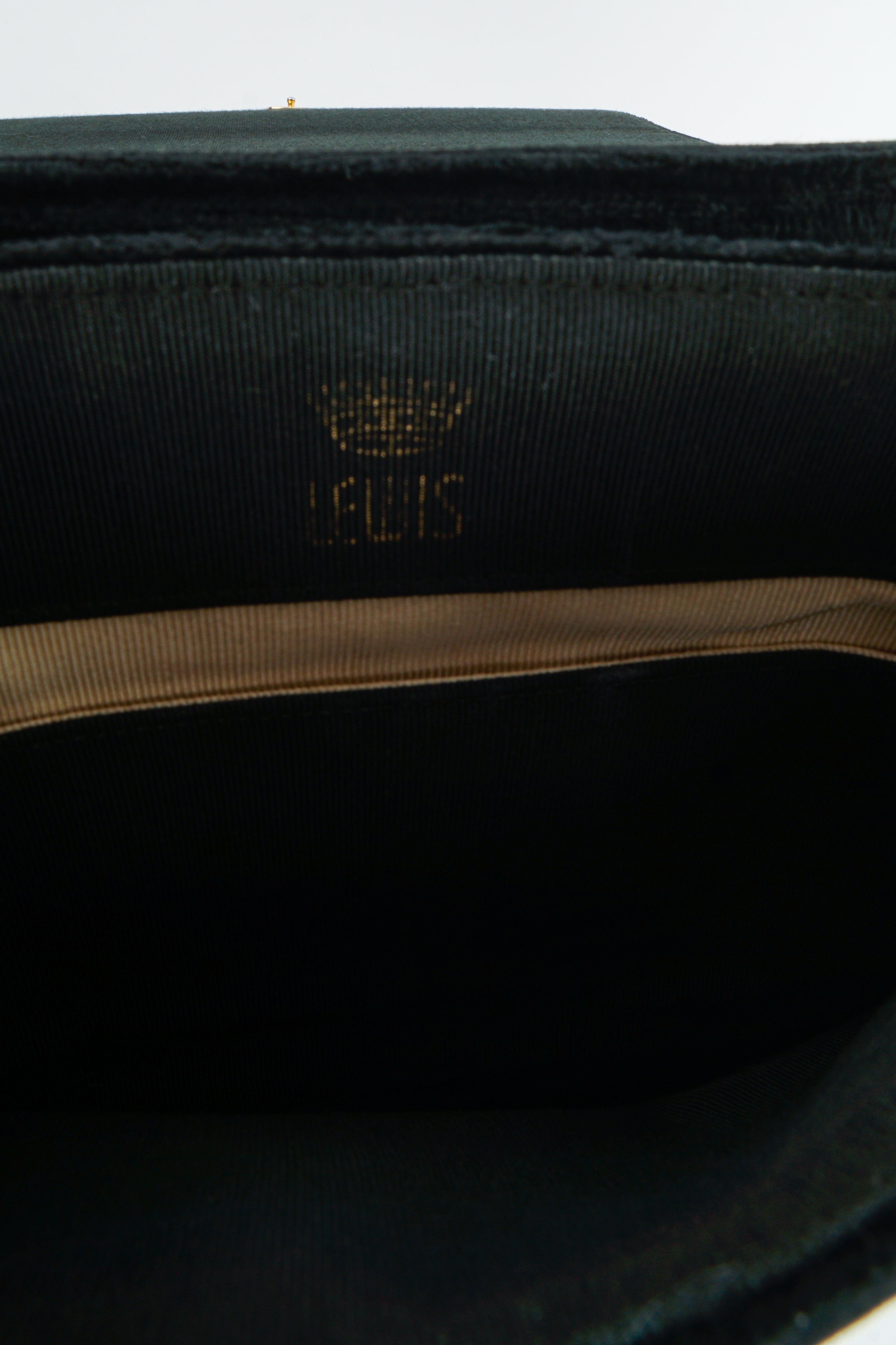 VIntage Lewis Chenille Stripe Chain Bag signature at Recess Los Angeles