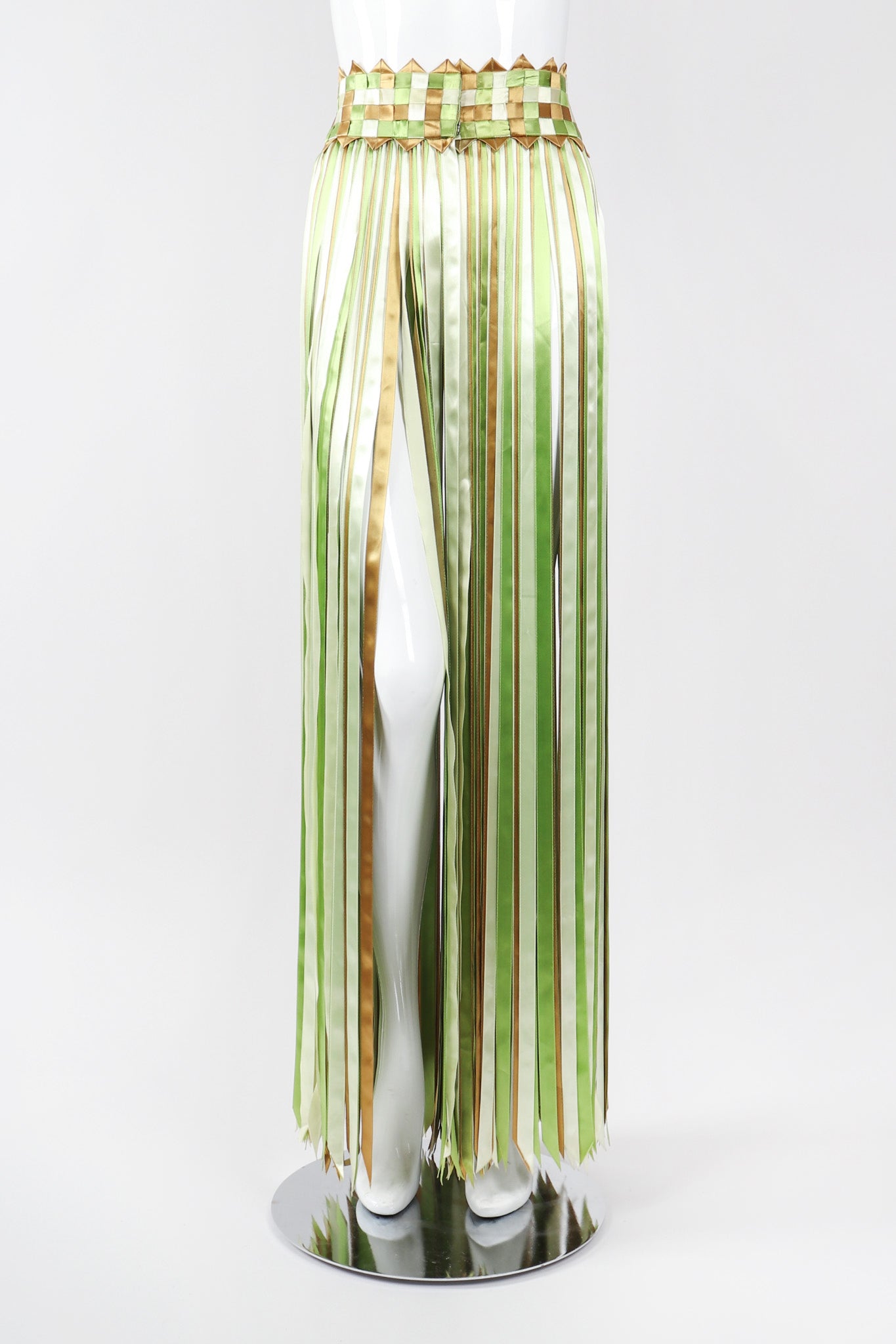 Recess Los Angeles Vintage Lilli Ribbon Fringe Overskirt Grass Skirt Maypole Ballerina Tutu