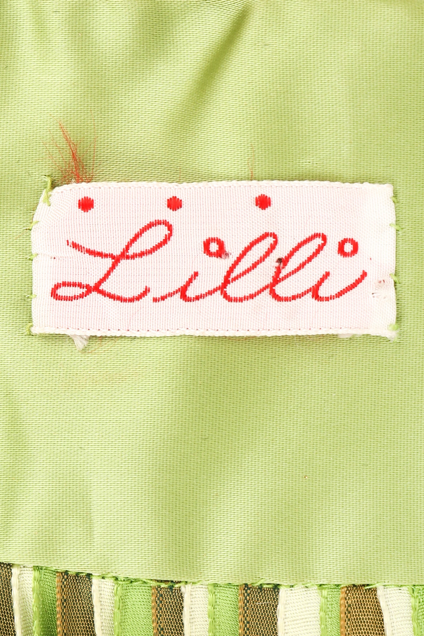 Recess Los Angeles Vintage Lilli Ribbon Fringe Overskirt Grass Skirt Maypole Ballerina Tutu