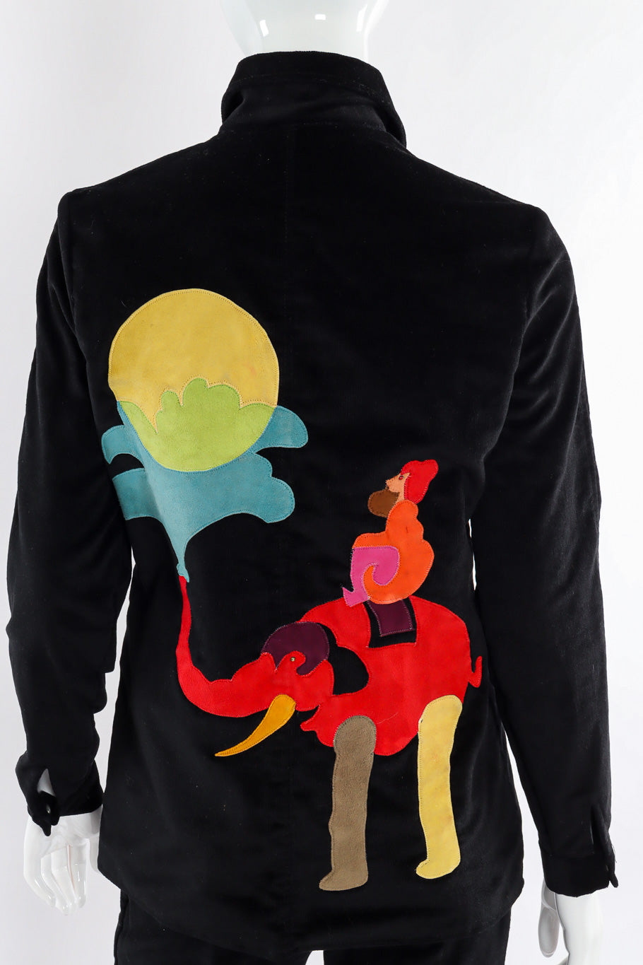 jacket and pant set by Lillie Rubin jacket back @recessla