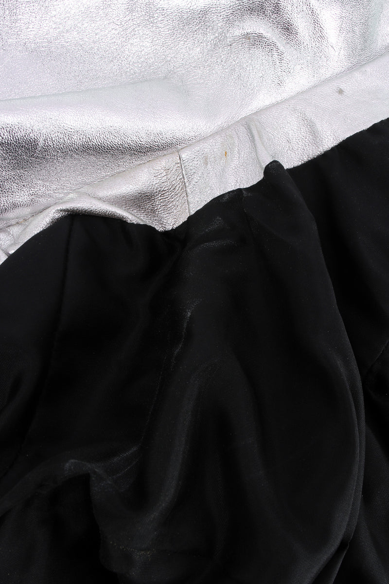 Vintage Lillie Rubin Leather Bomber Jacket & Pant Set shoulder marks/stains @ Recess LA