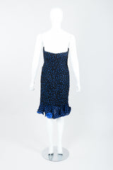 Polka Dot Strapless Dress