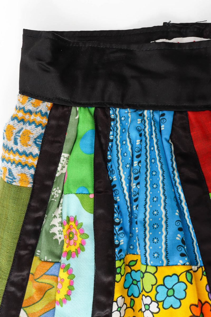 Vintage Lilli Mixed Patchwork Skirt hanger mark @ Recess Los Angeles
