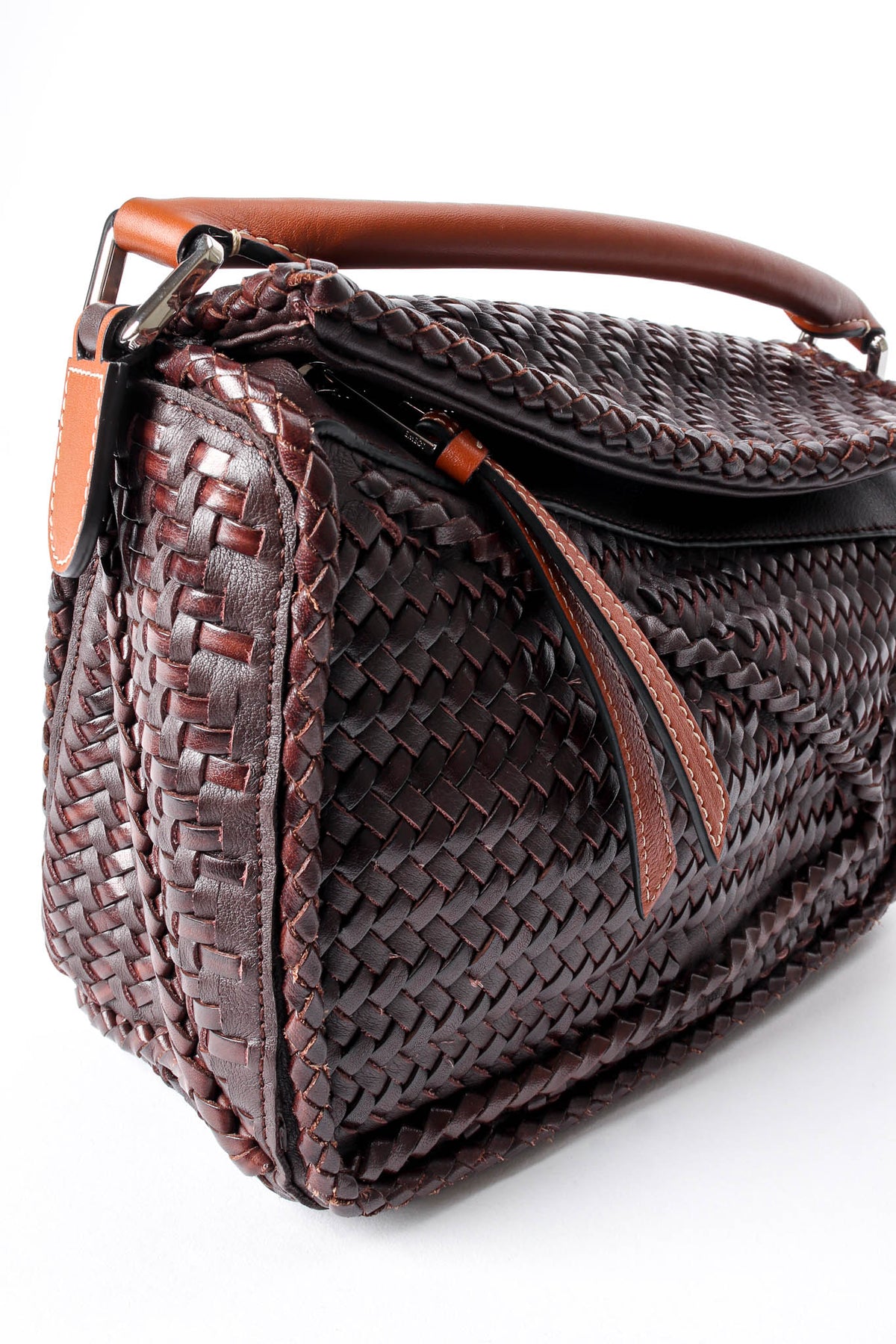 Loewe 2019 S S Small Woven Puzzle Bag Recess