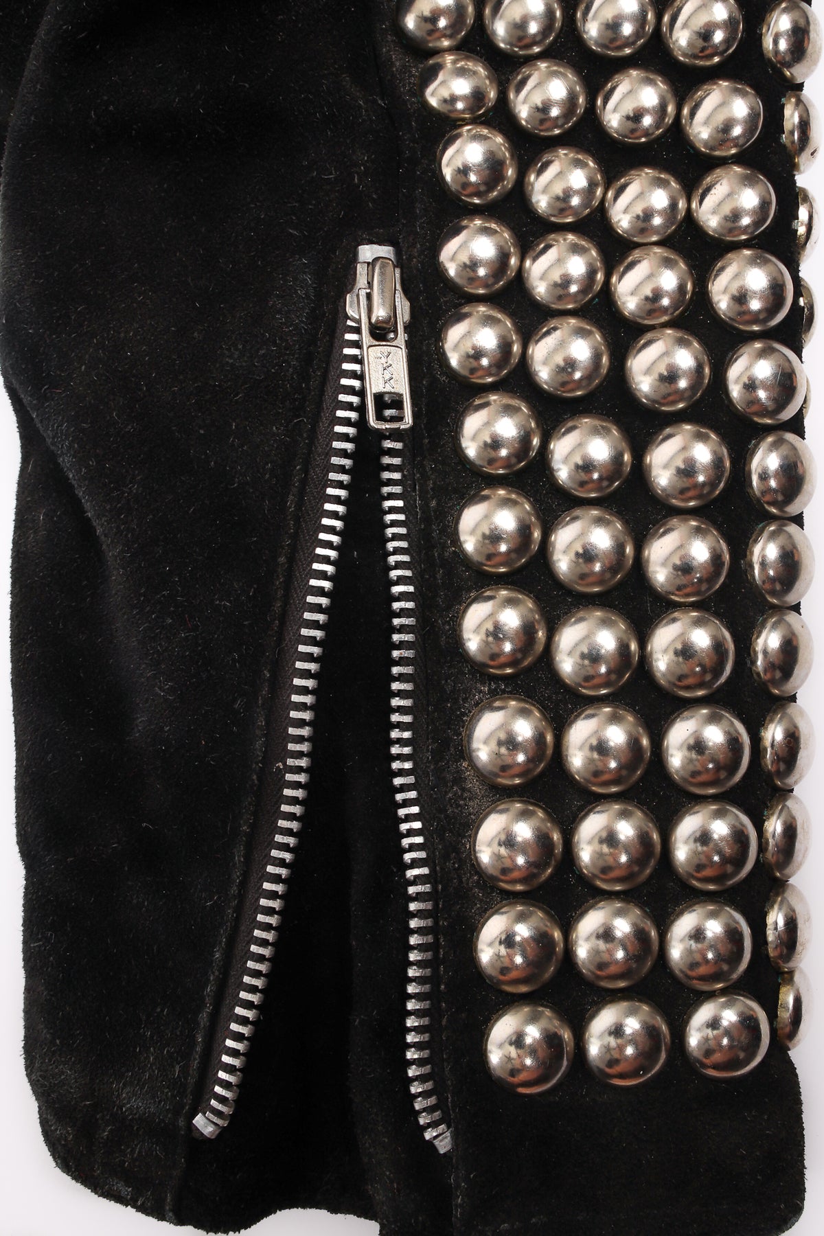 Vintage London Leatherwear Studded Suede Moto Jacket – Recess