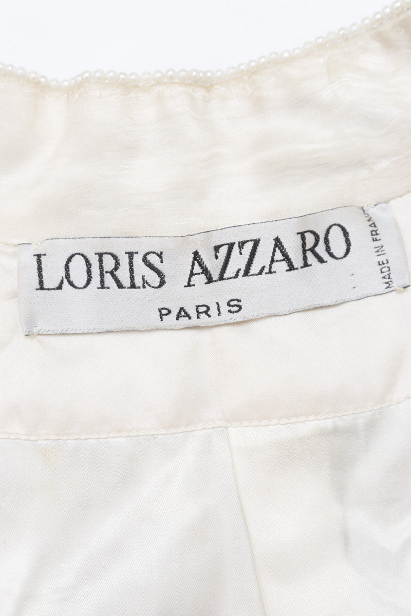 Loris Azzaro Beaded Leaf Jacket